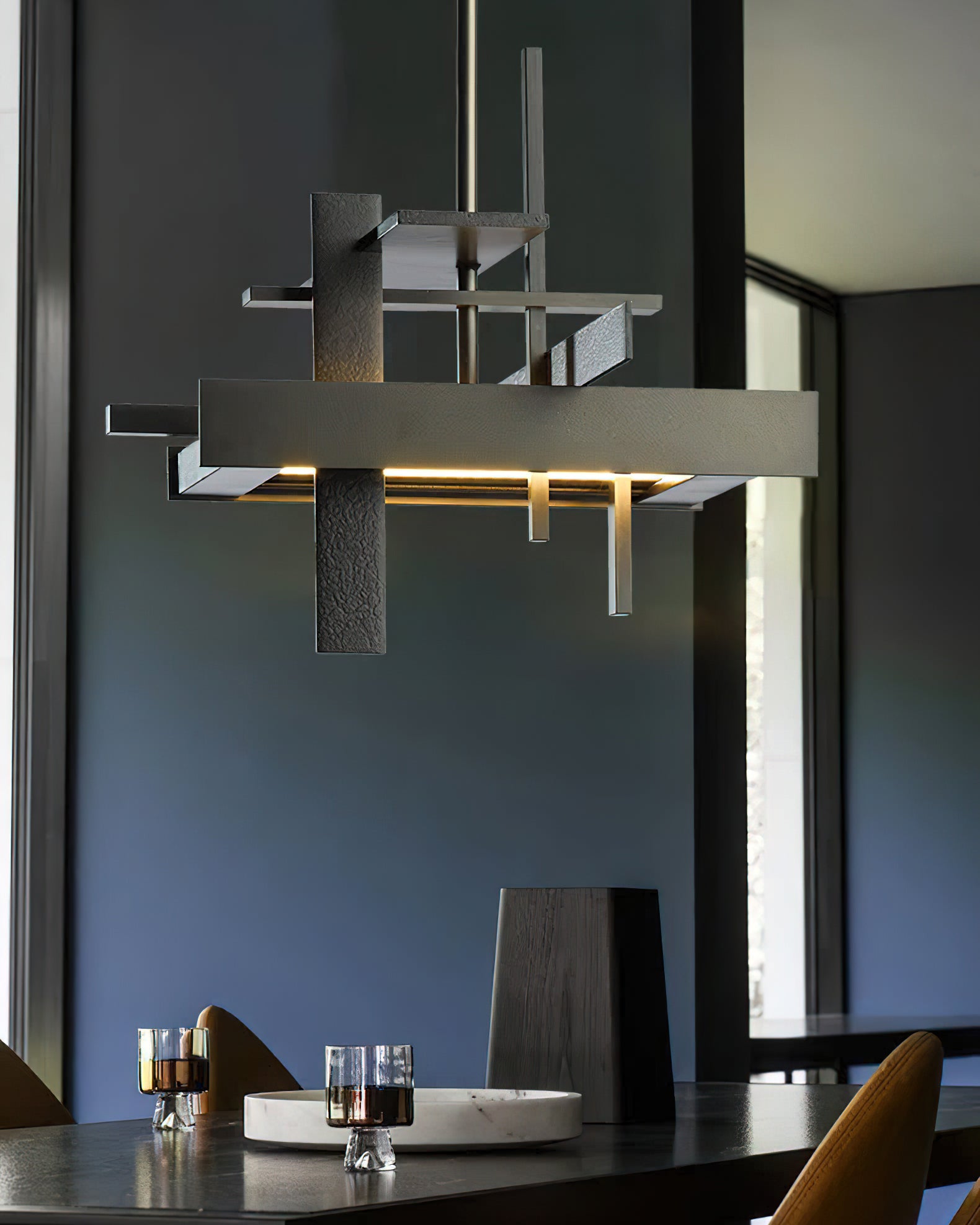 Eithne Modern Planar Pendant Light - Sleek Minimalist Ceiling Lighting Fixture for Dining Room, Kitchen Island & Bedroom Decor