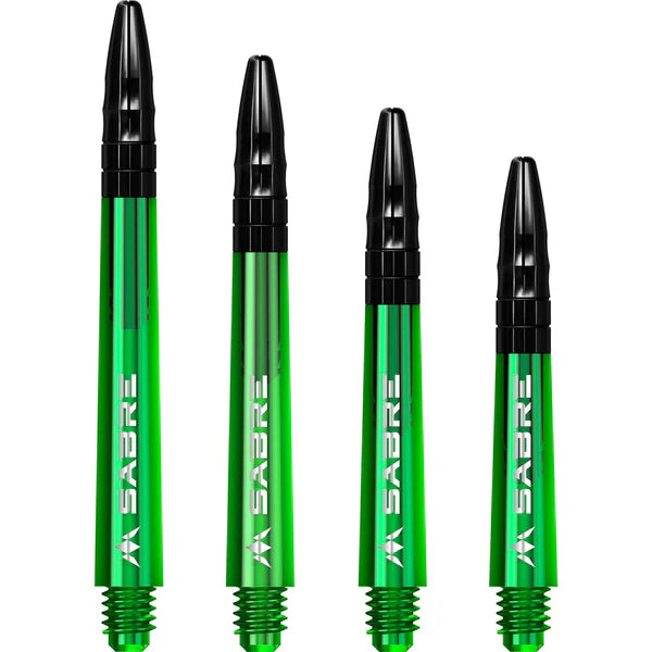 Mission Sabre Polycarbonate Dart Shafts & Stems - Durable Replacement Parts for Steel Tip & Soft Tip Darts - Perfect for Professional Play, League Games & Home Practice