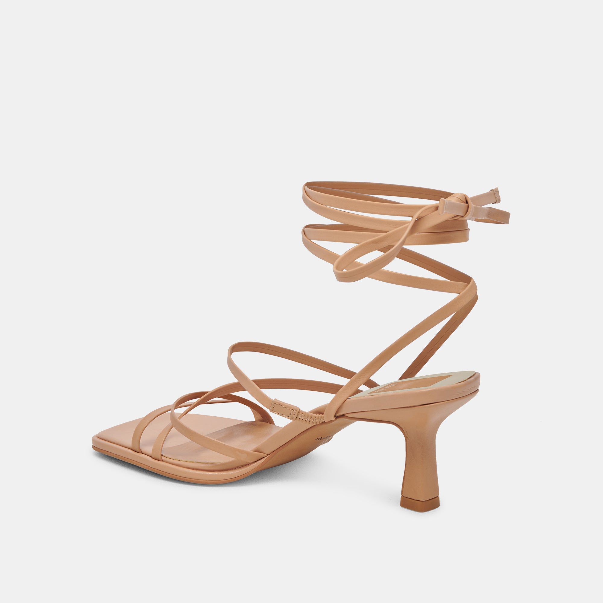 MALABO Women's Light Tan Leather Heels - Stylish High Heel Pumps for Office, Party & Evening Wear - Comfortable Dress Shoes for Women