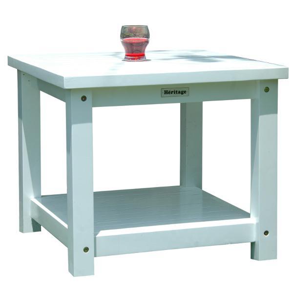 Kenzie Square Side Table - Modern End Table for Living Room, Bedroom & Office - Small Accent Table with Sturdy Metal Frame & Wooden Top - Perfect for Coffee, Books & Decor