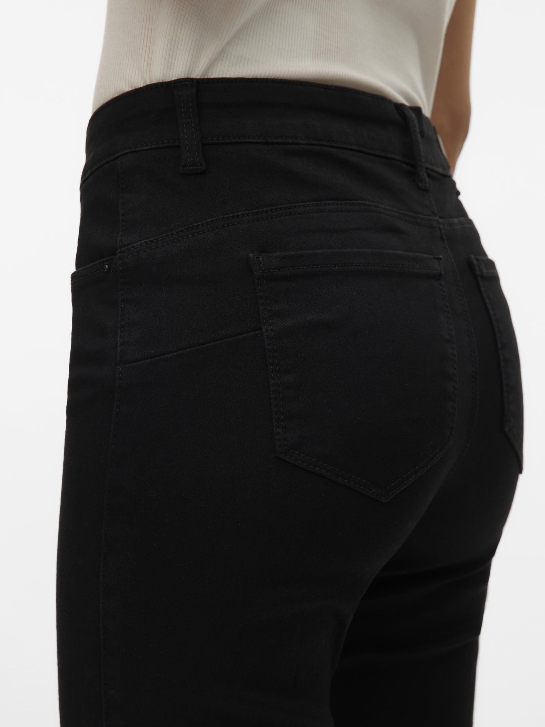 Vero Moda Seven NW Shape Up Jeans - High Waist Slimming Denim Pants for Women, Size L32 | Perfect for Casual Wear, Office & Night Out