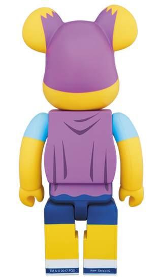 MEDICOM TOY BE@RBRICK 1000% Bearbrick Bartman Collectible Figure - Limited Edition Designer Vinyl Art Toy for Display & Collection - Perfect for Home Decor, Office Display, and Gift for Toy Collectors