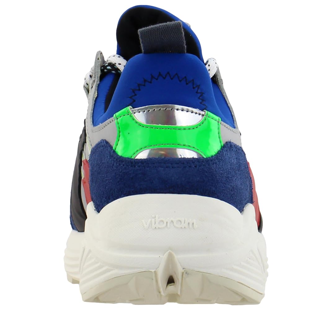 Diadora Men's Rave Leather Lace-Up Sneakers - Blue Casual Shoes for Walking, Running & Everyday Wear