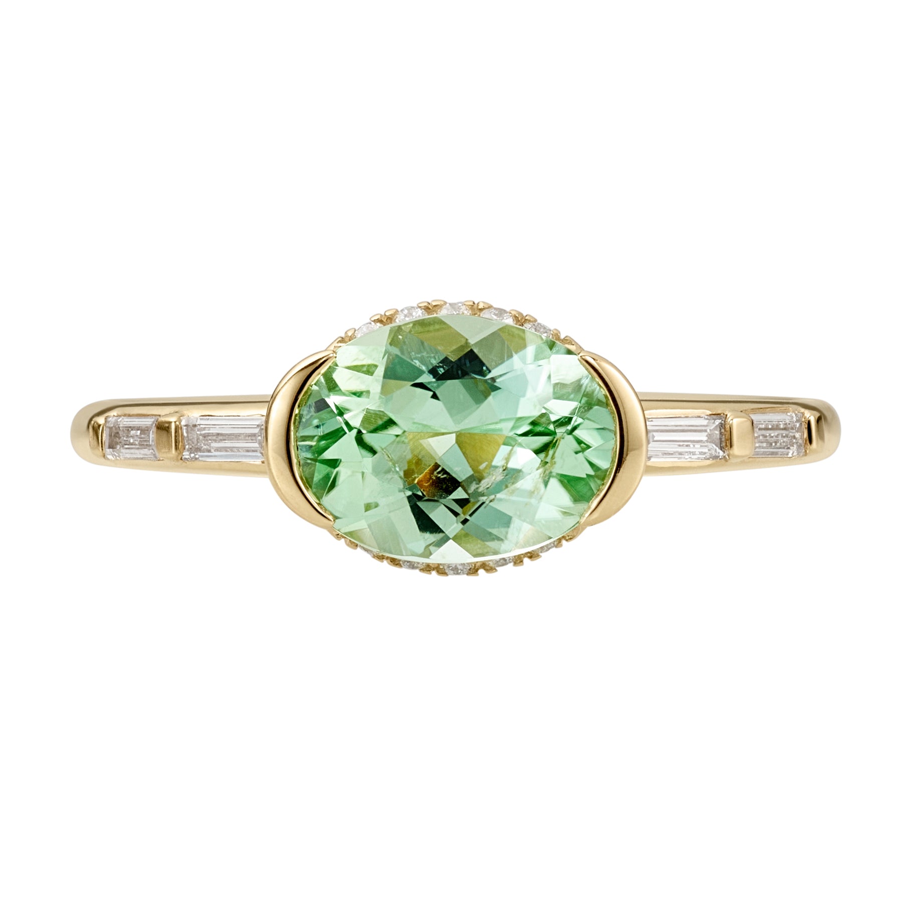 Exquisite Paraiba Tourmaline & Diamond Engagement Ring - Unique Handcrafted Jewelry for Wedding Proposals & Anniversary Gifts
