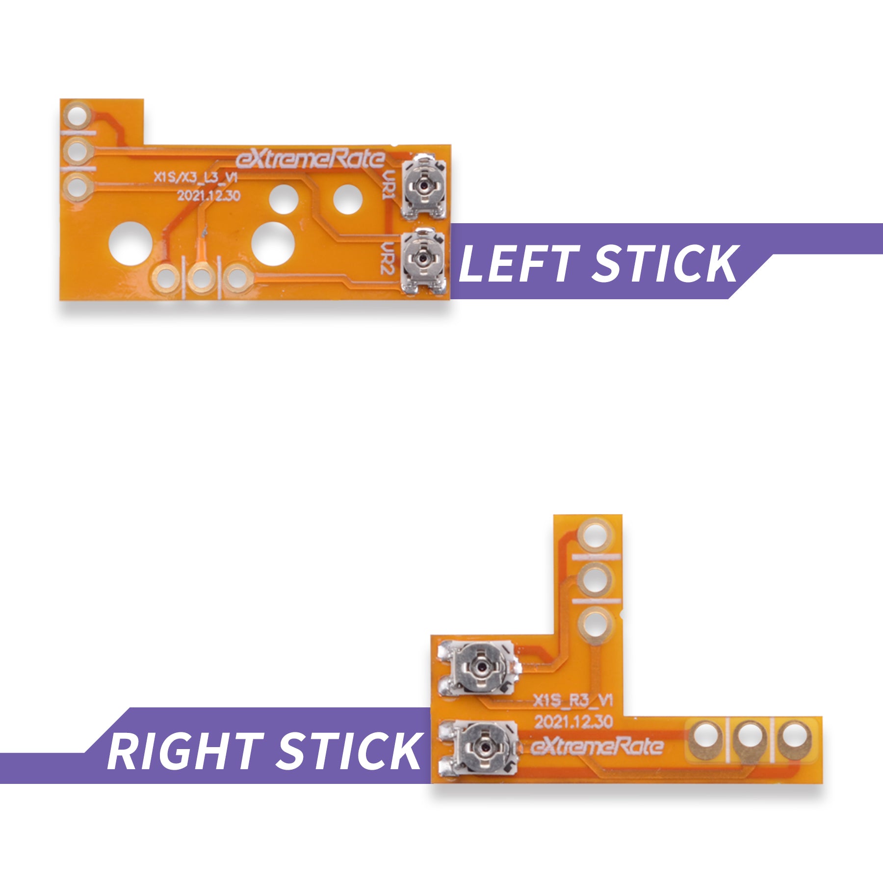 eXtremeRate Drifix Thumbsticks Drift Fix Repair Kit for Xbox One S & X Controller (Model 1708) - Custom Analog Stick Joystick Regulator Circuit Board - Fix Xbox One S/X Controller Drift Issues - Perfect for Gaming, Streaming & Competitive Play - X1MD002