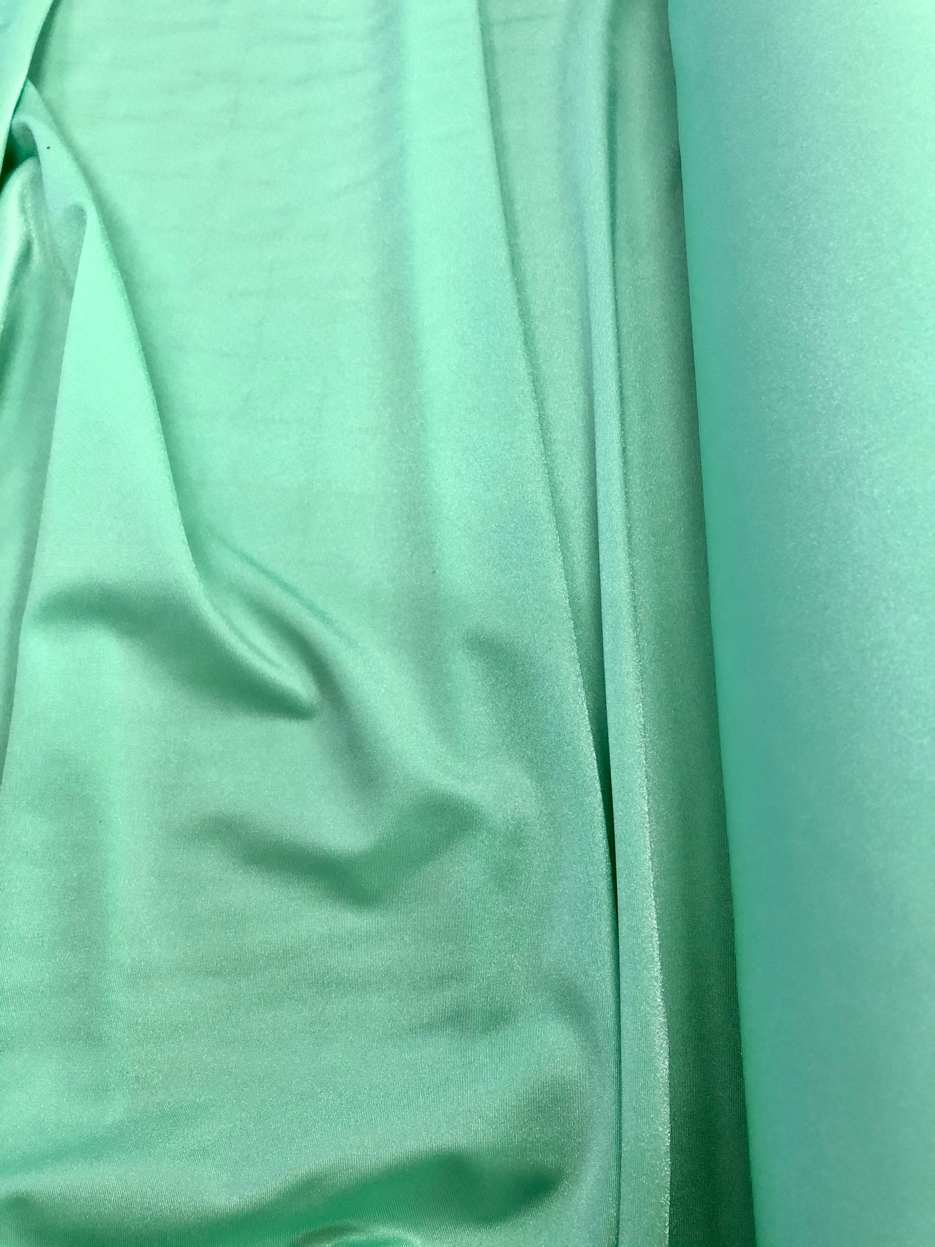 59/60 Inches Wide Milliskin Nylon Spandex Fabric - Pistachio Green Stretch Material for Dancewear, Activewear & Costume Design