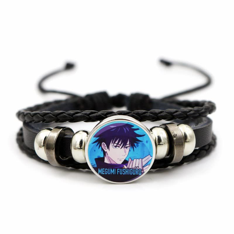 Anime Jewelry Itadori Yuji Wristband - Braided Bracelet for Cosplay | Jujutsu Kaisen Inspired Gift for Fans, Women, Teen Girls & Boys | Perfect for Anime Conventions, Birthday Gifts & Show Fandom