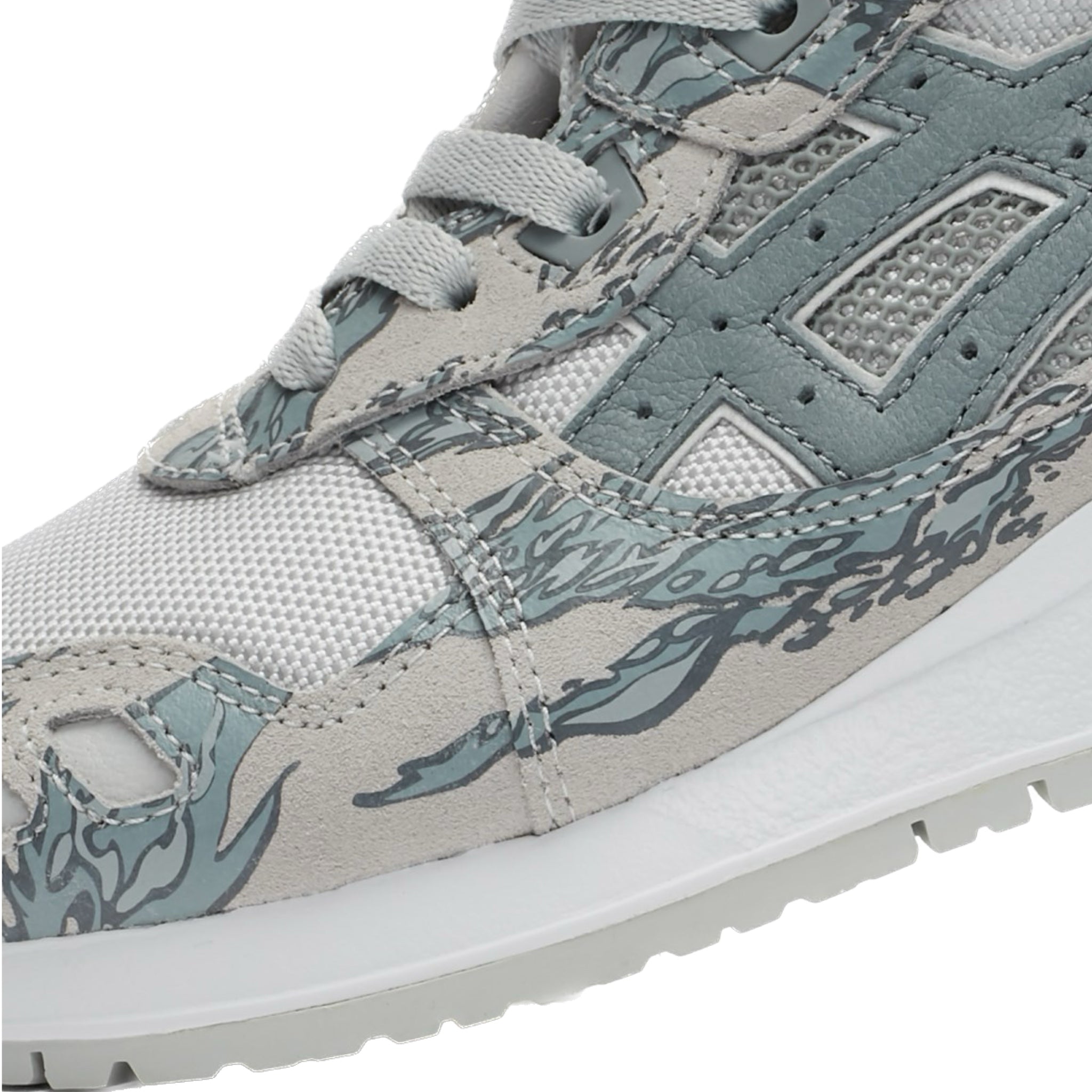 Asics Gel Lyte III Atmos x Solebox Grey Purple Running Shoes - Men's Retro Sneakers for Jogging, Gym & Streetwear Fashion