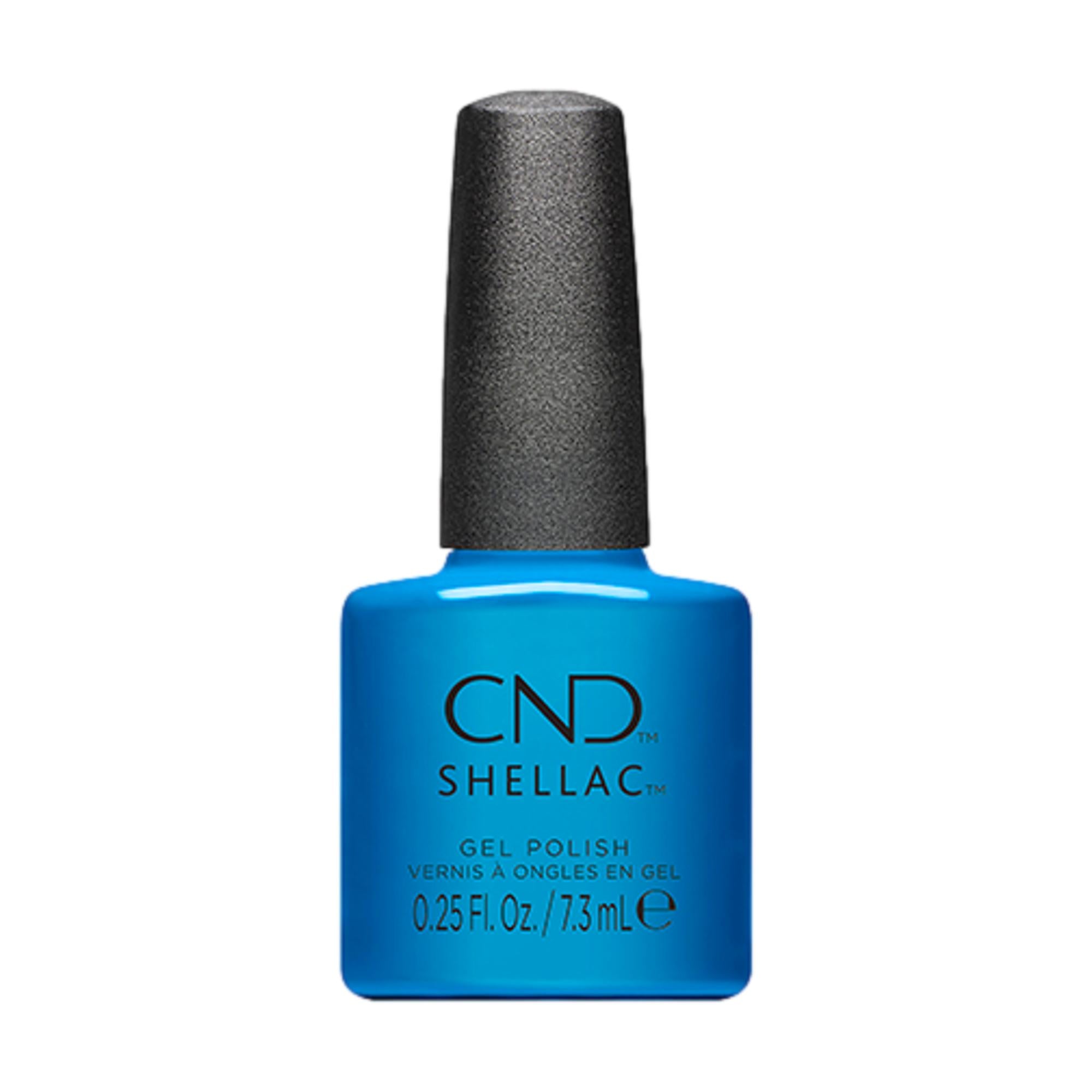 CND Shellac Nail Polish - What's Old Is Blue Again - 0.25 fl oz - Long-Lasting Gel Nail Color for Salon-Quality Manicures at Home