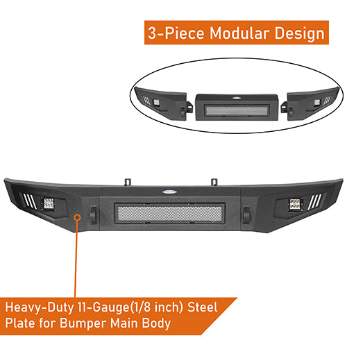 09-14 Ford F-150 Full Width Front & Rear Bumper Set (Excluding Raptor) | Heavy-Duty Protection for Off-Roading & Truck Customization