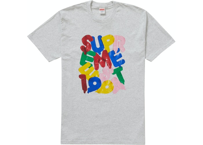 Supreme Balloons Graphic T-Shirt for Men - Soft Cotton Grey Tee - Streetwear Fashion for Casual Wear & Urban Outfits
