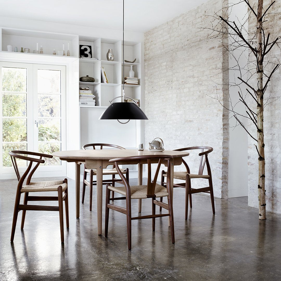 CH24 Wishbone Chair - Modern Scandinavian Dining Chair in Soft Colors | Perfect for Dining Rooms, Kitchens, and Home Offices