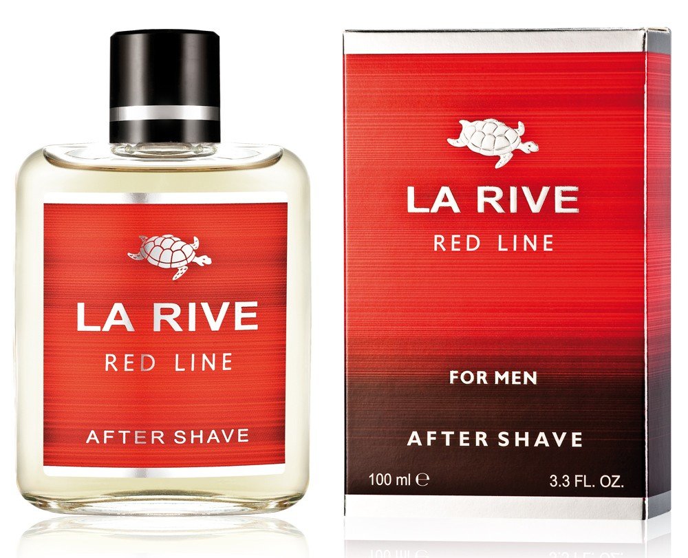 LA RIVE Red Line After Shave Balm for Men - Soothing Post-Shave Moisturizer with Aloe Vera & Vitamin E - Perfect for Sensitive Skin & Daily Grooming Routine