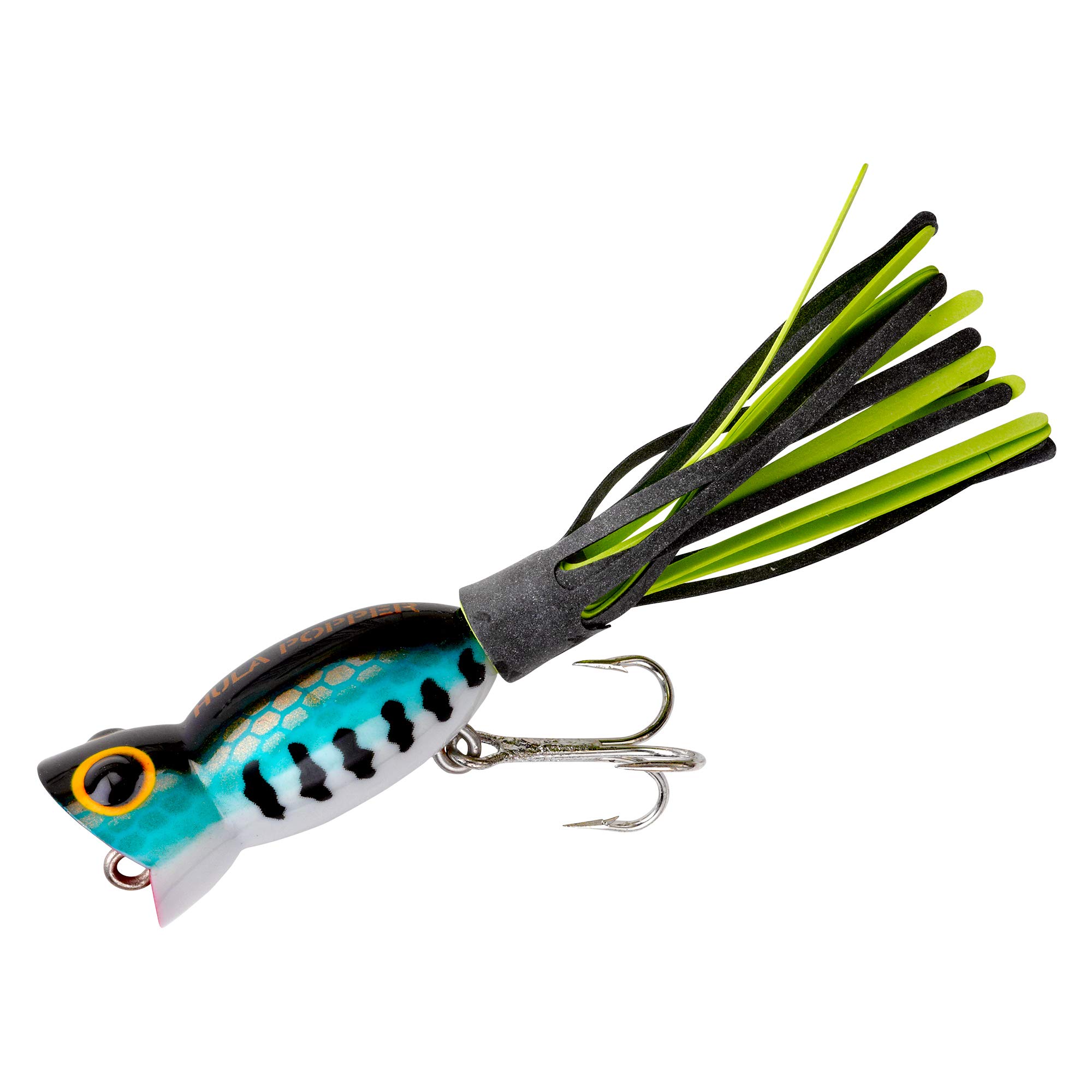 Topwater Bass Fishing Lure - Hula Popper with Realistic Action for Freshwater & Saltwater | Perfect for Casting, Trolling & Shore Fishing