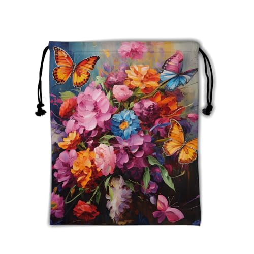 Floral Butterfly Painting