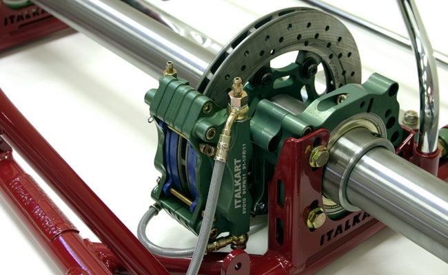 High-Performance Rear Brake Caliper for Mitsubishi Lancer EVO 10 - Green | Perfect for Racing & Street Performance Upgrades