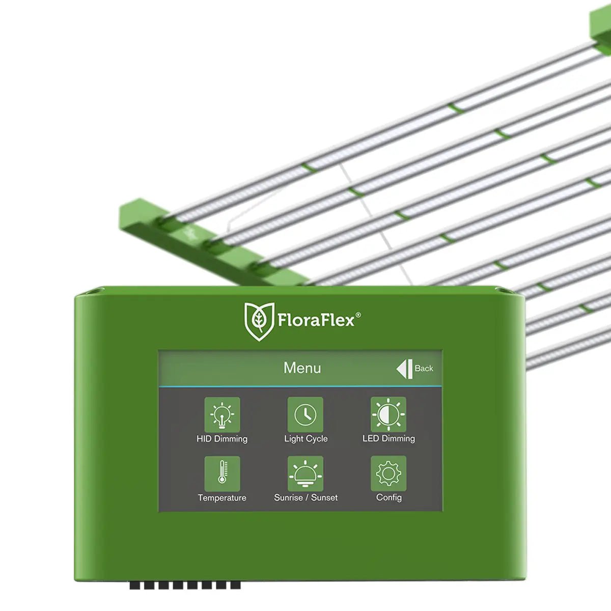 FloraFlex Smart Lighting Controller for Indoor Grow Tents - WiFi Enabled, Compatible with LED Grow Lights - Perfect for Hydroponics, Greenhouse & Home Gardening