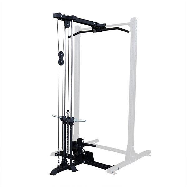 Body Solid Half Rack Lat Attachment - Heavy Duty Home Gym Equipment for Strength Training & Pull-Up Exercises - Perfect for Home Workouts & Garage Gyms