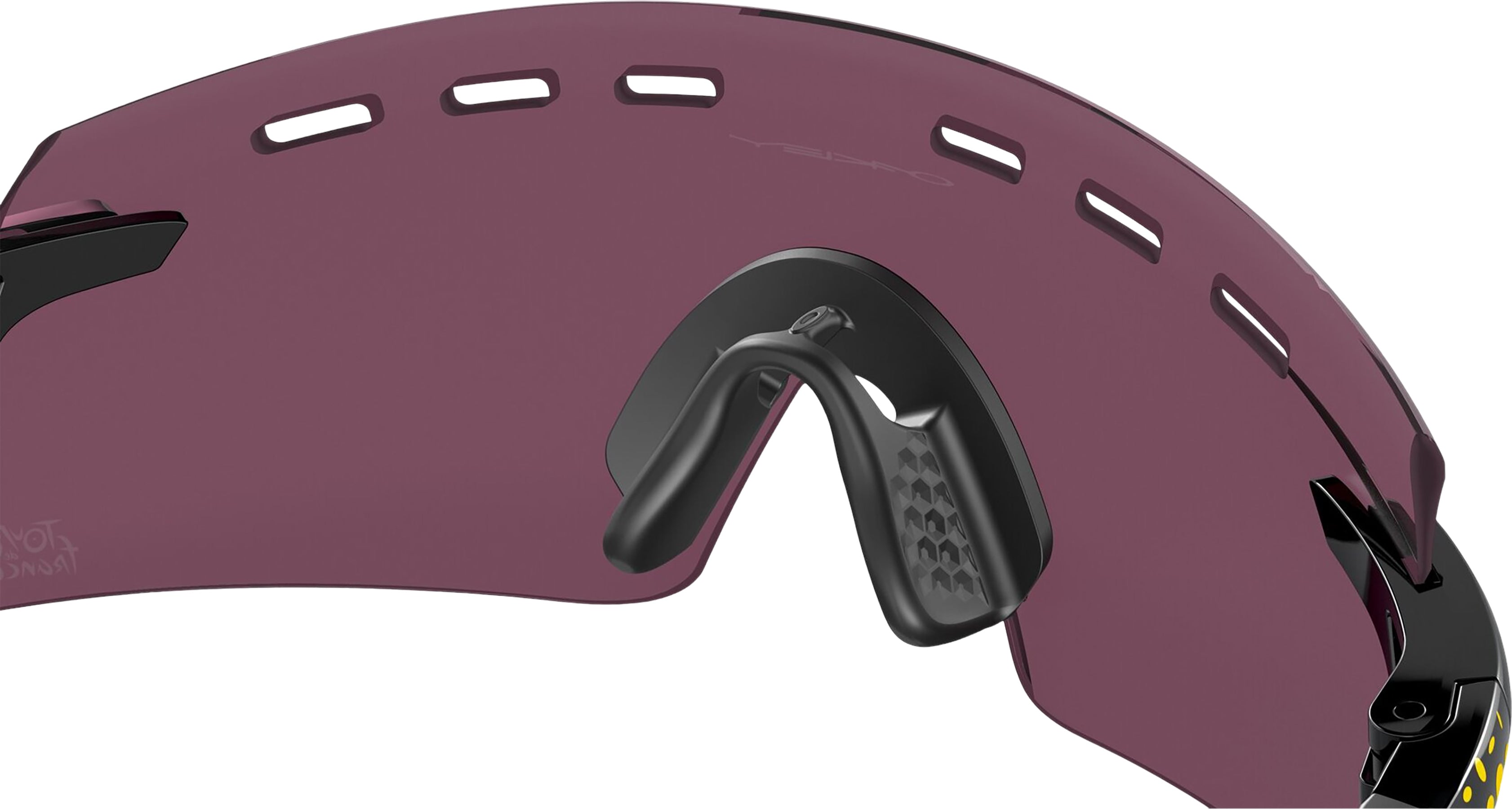 2024 Tour De France Encoder Strike Sunglasses - Black Ink Frame with Prizm Road Black Lens - Unisex Cycling Shades for Road Biking & Outdoor Sports