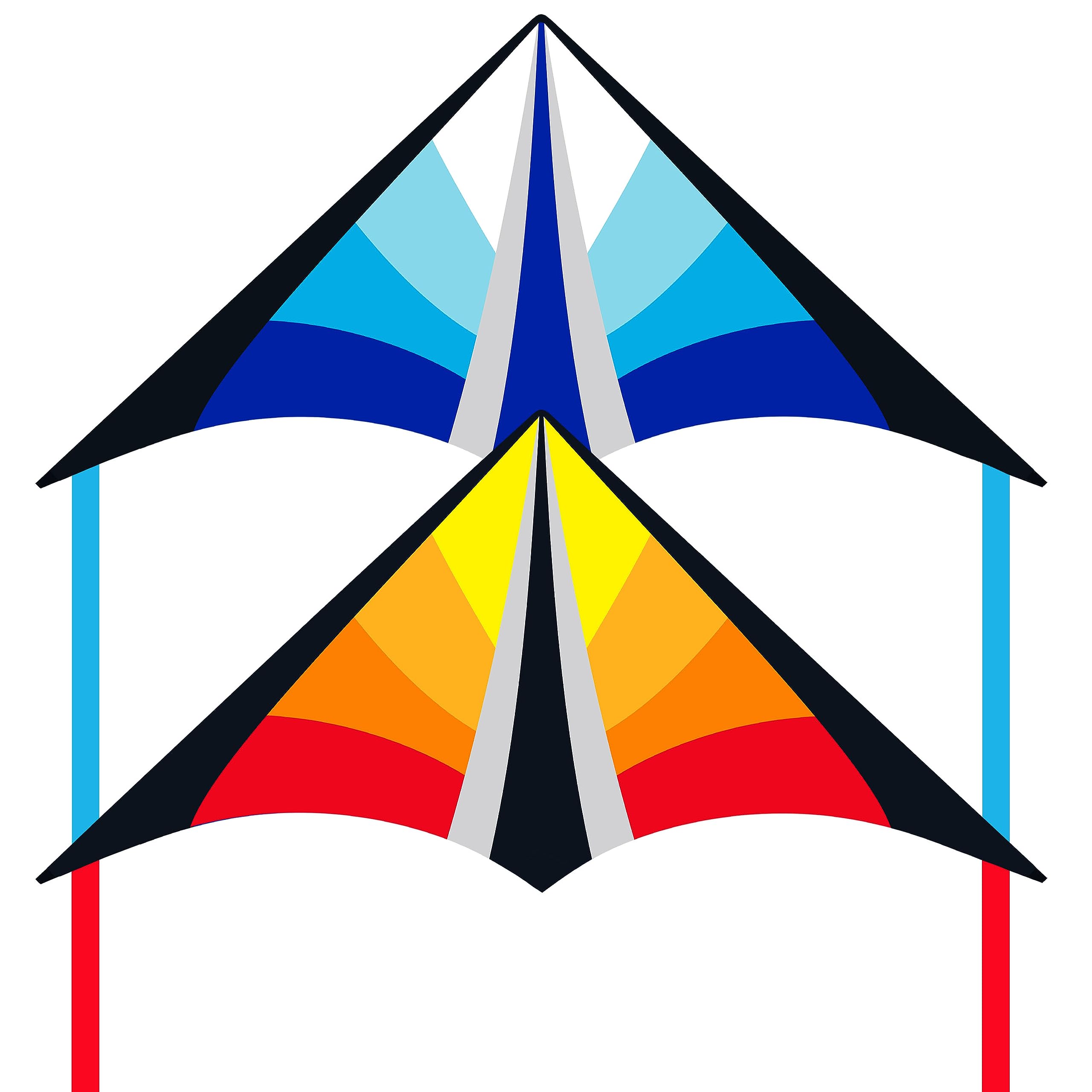 **Delta Kite for Kids & Adults - Easy to Fly Beginner Kite for Ages 4-8, Perfect for Beach, Park, and Outdoor Family Fun**