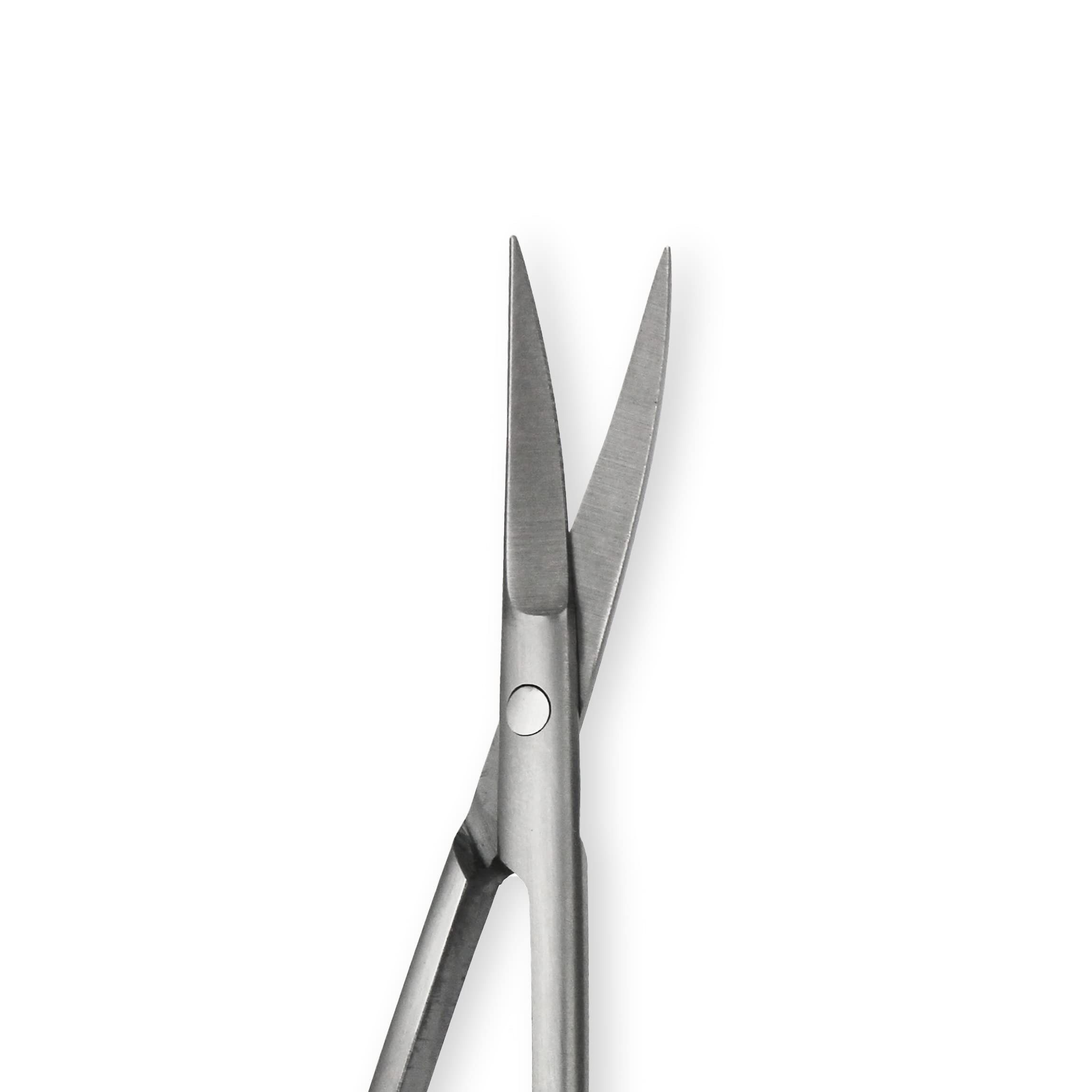 Amazon Basics Stainless Steel Beauty Scissors for Hair Cutting, Eyebrow Trimming & Crafting - Silver Professional Grooming Shears for Salon, Home & Travel Use