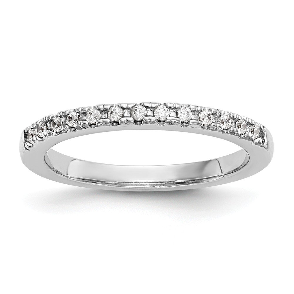 14K White Gold Lab-Grown Diamond Engagement Ring for Women - 0.18cttw Wedding Band, Promise Ring, Anniversary Gift (Perfect for Proposals, Weddings & Special Occasions)