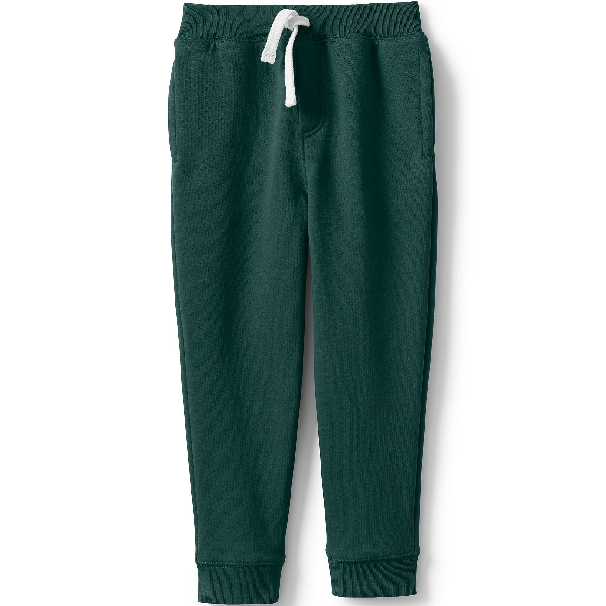 Lands' End Kids' School Uniform Jogger Sweatpants - Comfortable Stretch Pants for Boys & Girls - Perfect for School, Play & Everyday Wear