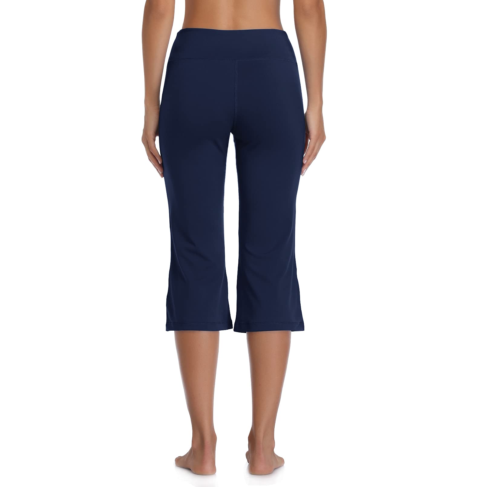 DAYOUNG Women's Bootcut Yoga Pants - High Waist Tummy Control Workout Leggings with 4-Way Stretch - Perfect for Yoga, Gym & Everyday Wear
