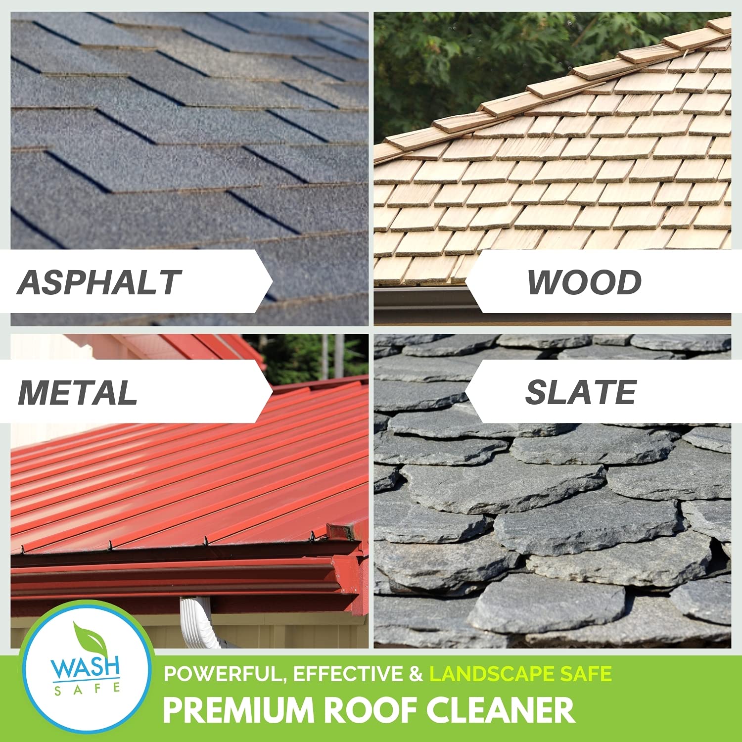 Premium Eco-Safe Organic Roof Cleaner - 10 lb Container for Effective Roof Cleaning & Algae Removal | Ideal for Home, Commercial & Outdoor Use