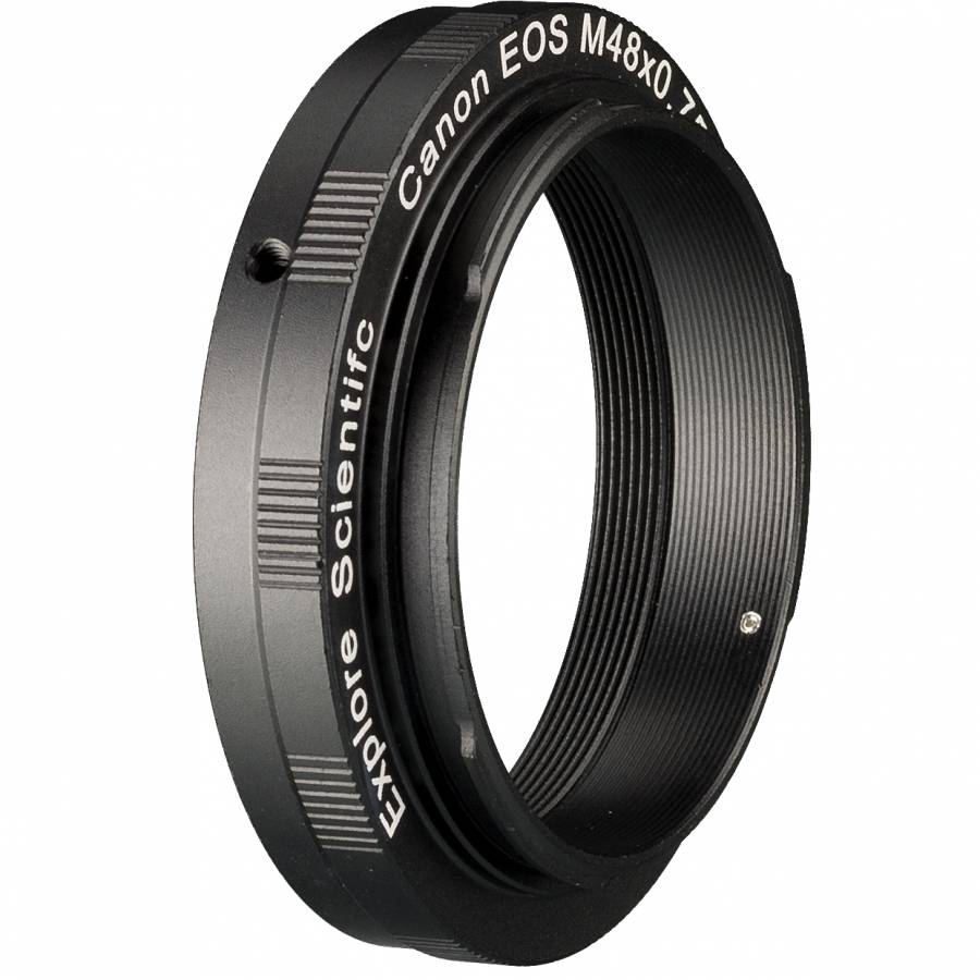 Explore Scientific M48x0.75 Camera Adapter Ring for Canon EOS DSLR - Perfect for Astrophotography & Telescope Photography Accessories