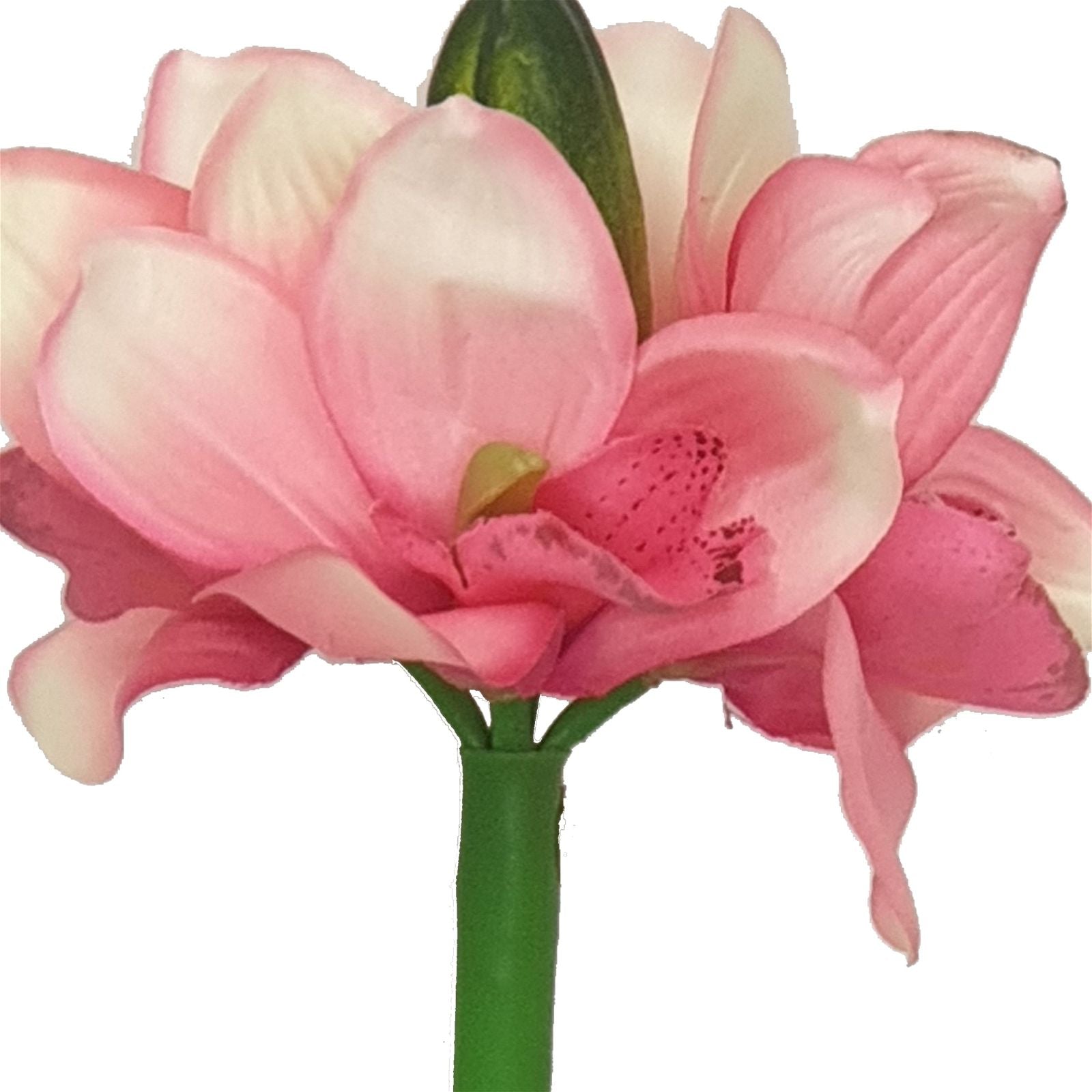 40cm Pink Flower Pot with Artificial Plant - Decorative Home & Office Greenery for Indoor Spaces by Criterion