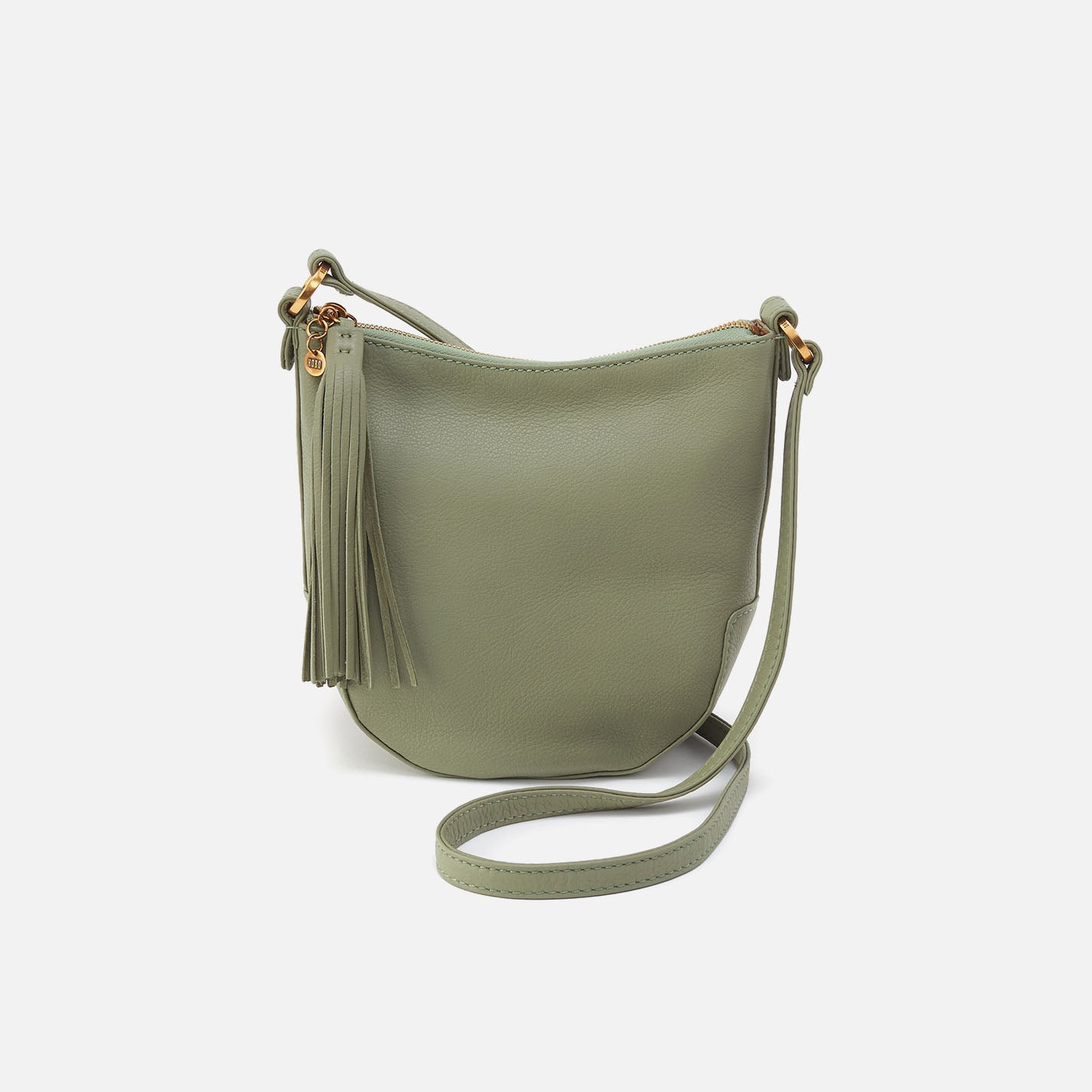 Lexi Crossbody Bag in Pebbled Leather - Stylish Watercress Green Handbag for Women | Perfect for Work, Travel & Everyday Use