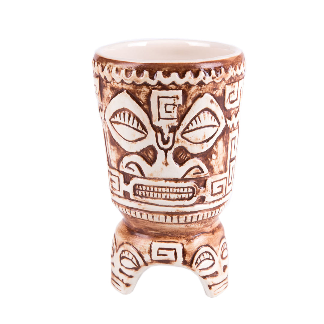 Marquesan Drum Mug - Handcrafted Ceramic Coffee Cup with Unique Polynesian Design - Perfect for Home, Office & Travel Use