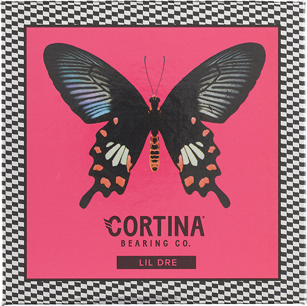 Cortina Lil Dre Signature Bearings - 8 Pack High Performance Skateboard Bearings for Smooth Riding - Perfect for Street Skating, Longboarding & Skatepark Tricks