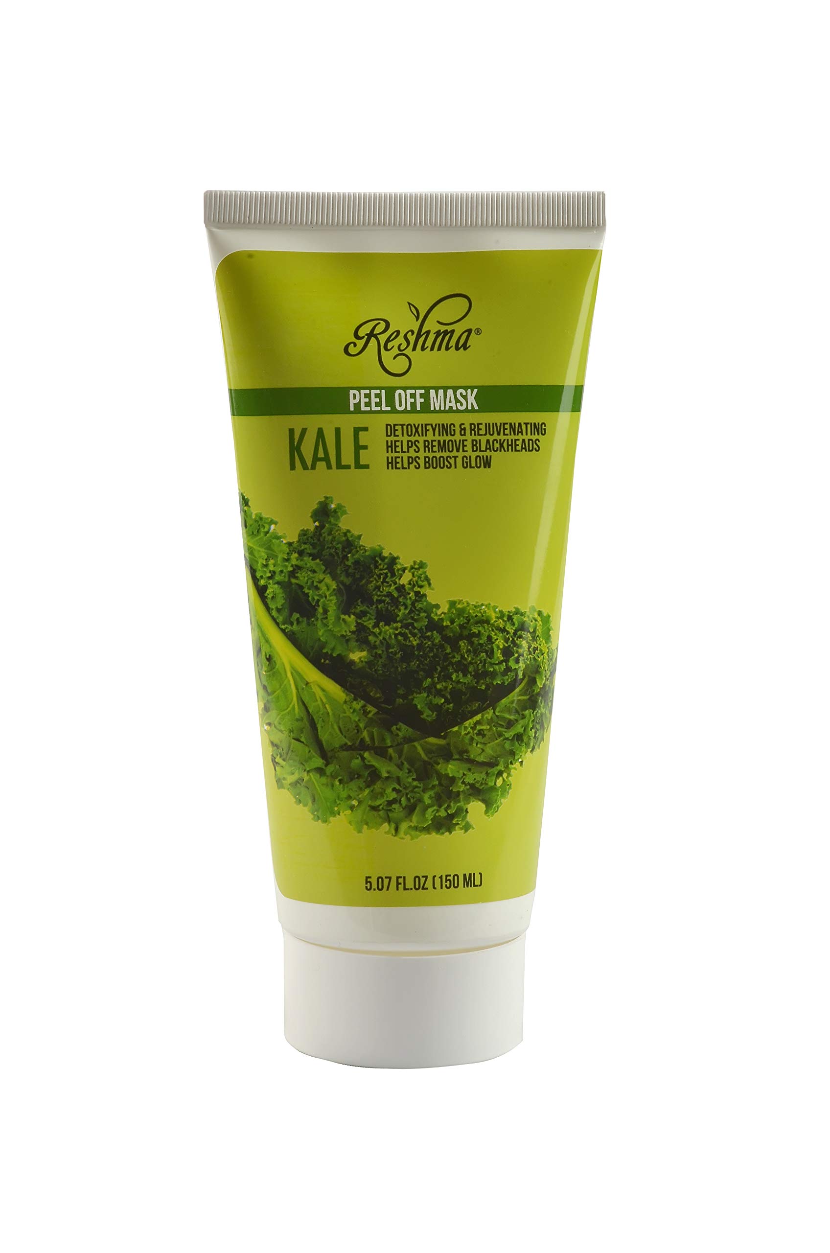 Reshma Beauty Kale Peel Off Mask - Deep Cleansing & Blackhead Removal for All Skin Types | Cruelty-Free, Pore Purifying Face Mask (5.07 oz) | Perfect for Spa Nights & At-Home Skincare Routines