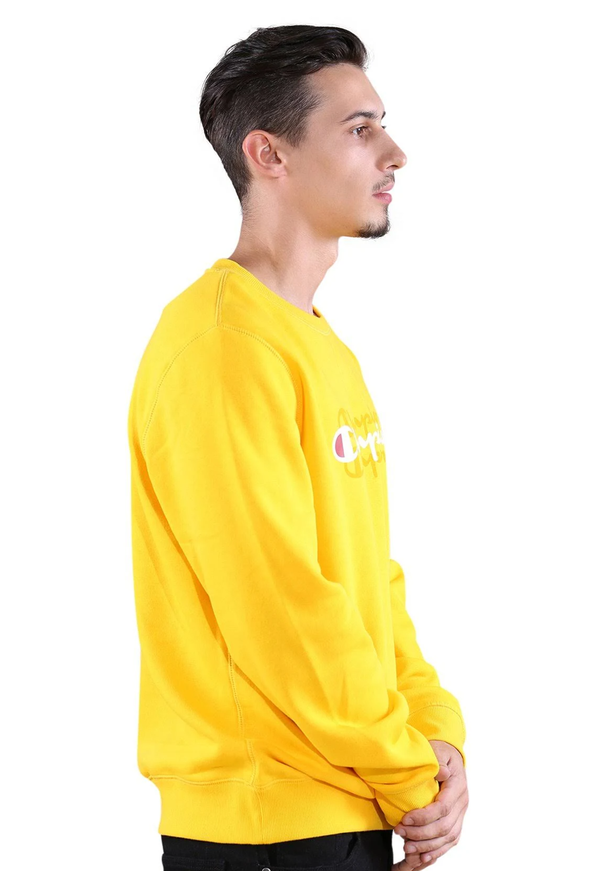 Champion Men's Sporty Graphic Crew Neck T-Shirt - Comfortable Cotton Casual Tee for Gym, Workout & Everyday Wear