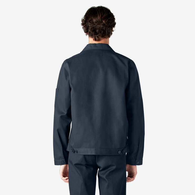 Dickies Men's Unlined Eisenhower Jacket - Classic Workwear Style for Casual & Outdoor Wear - Durable Cotton Twill Jacket for Work, Hiking & Everyday Use