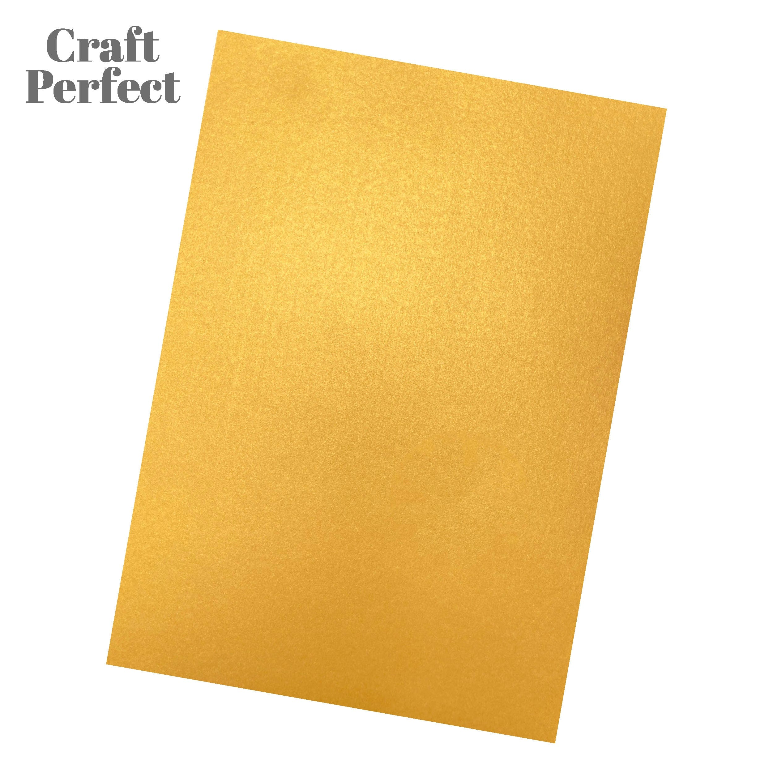 4-Pack Pearlescent A4 Cards - Lemon Lustre Finish (9510E4) for Scrapbooking, Invitations & Craft Projects