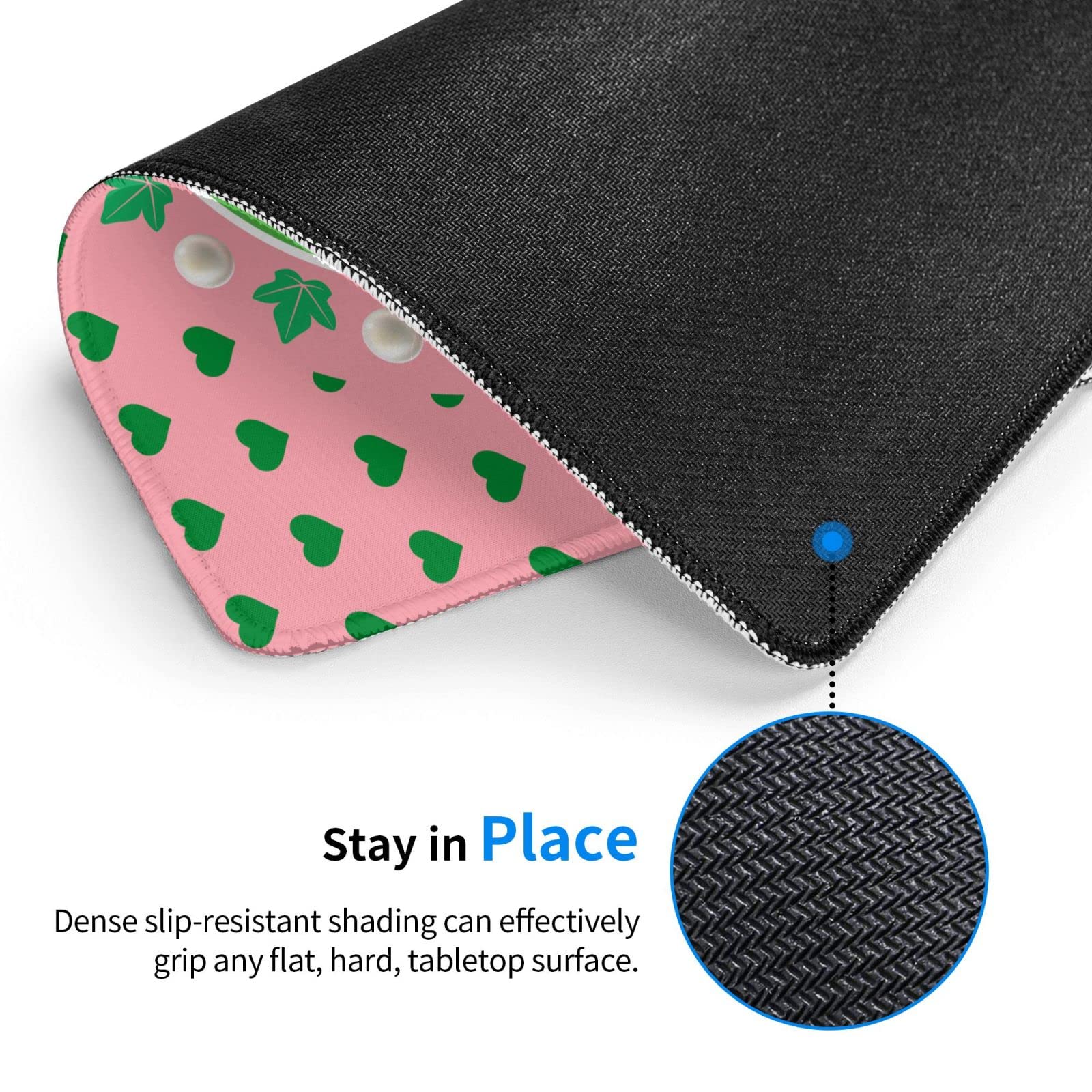 Custom Mouse Pad - Waterproof Non-Slip Rubber Base with Stitched Edge - Smooth Surface for Computer & Laptop (10x12 Inches) - Perfect Office Desk Accessory, Gaming Setup & Work from Home Gift Idea