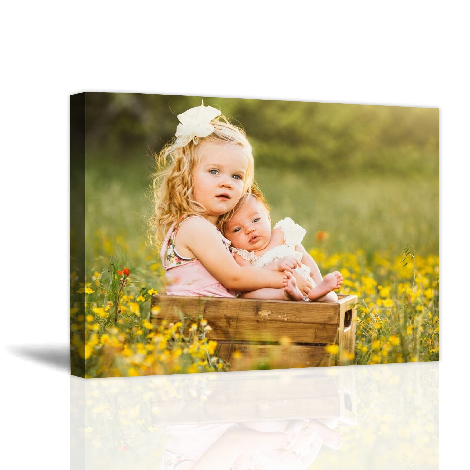 Custom Photo to Canvas Print 6x8 Inch - Personalized Picture for Living Room Decor - Unique Gift for Birthday, Wedding, Anniversary, Valentine's Day & Christmas - Perfect for Home, Office & Special Occasions
