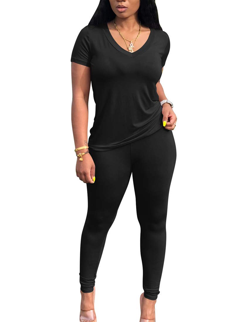 BORIFLORS Women's 2-Piece Workout Tracksuit Set - Long Sleeve Top & Jogger Legging Pants | Gym, Yoga, Running & Casual Wear