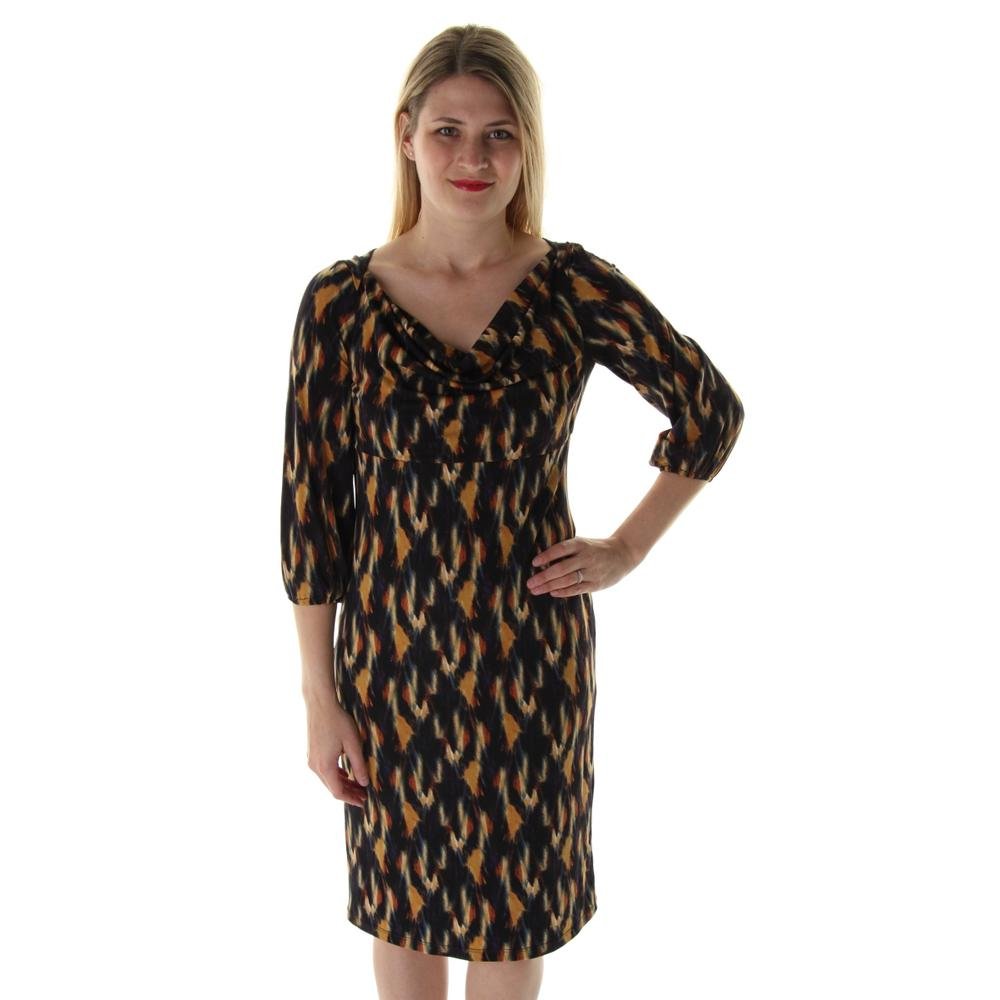 Women's Matte-Jersey Painted-Desert Dress - Comfortable Casual Summer Dress for Beach, Vacation & Outdoor Activities