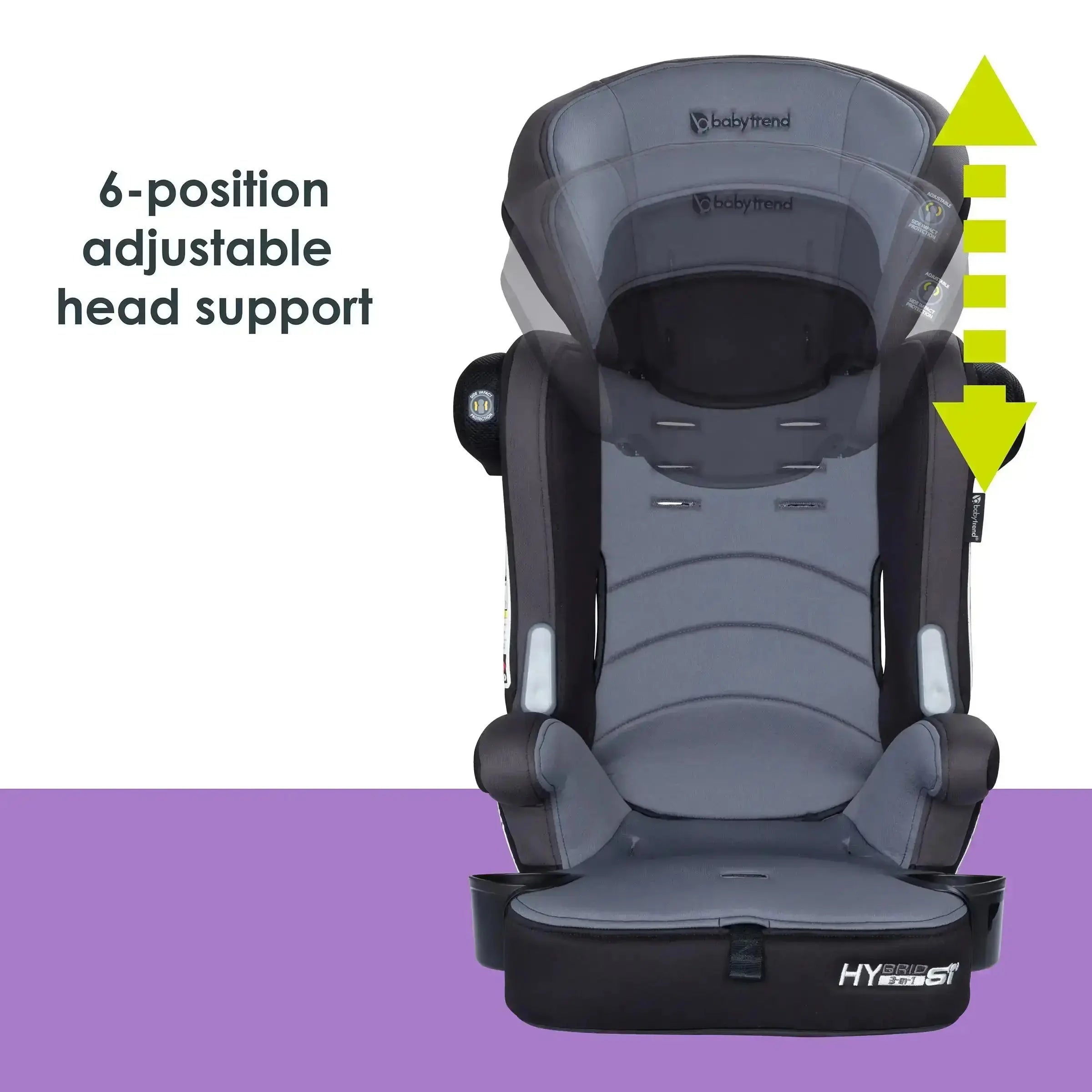 Hybrid™ SI 3-in-1 Convertible Car Seat with Side Impact Protection - Madrid Black (Target Exclusive) | Safe for Infants, Toddlers & Big Kids | Perfect for Travel, Daily Commute & Family Road Trips