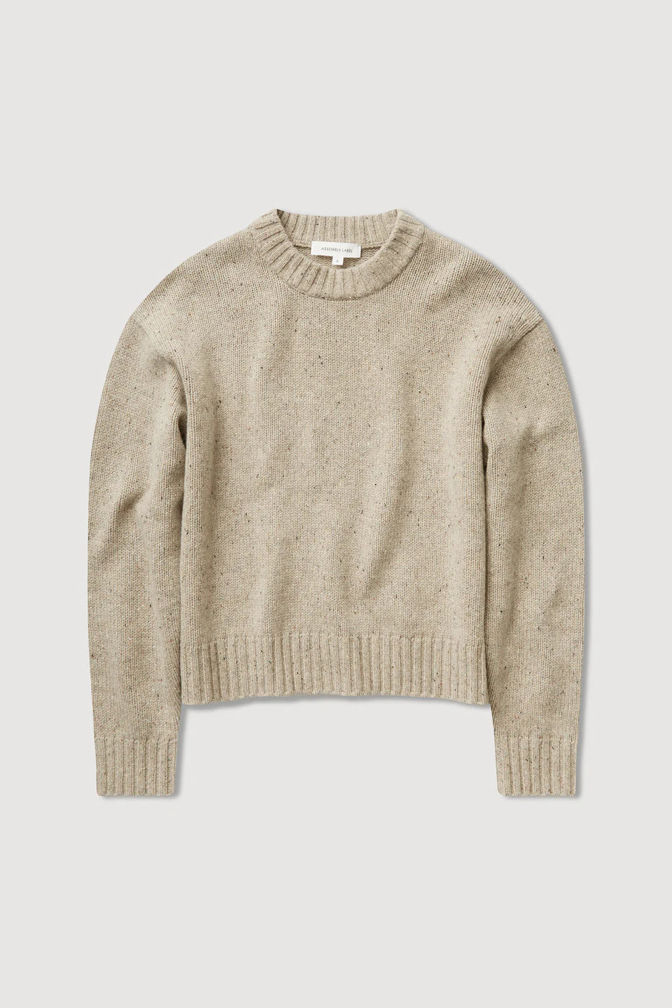 Beau Stone Marle Merino Knit Sweater - Soft Wool Pullover for Women - Cozy Winter & Fall Fashion - Perfect for Office, Travel & Casual Outings