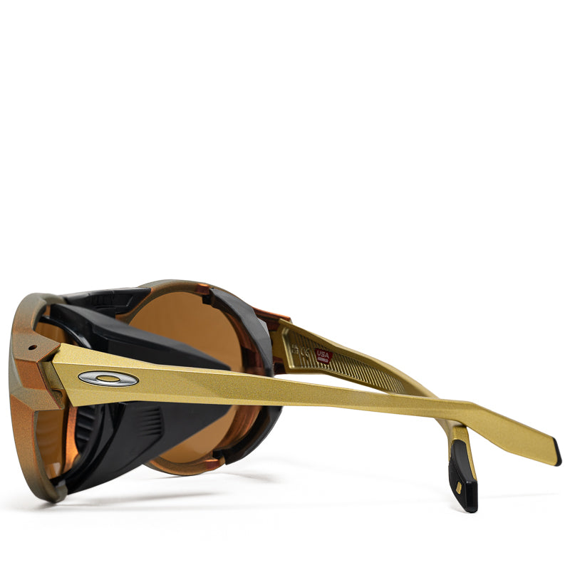 Oakley Clifton Colorshift Sunglasses - Road Gold/Prizm Bronze Lenses for Cycling, Running & Outdoor Sports