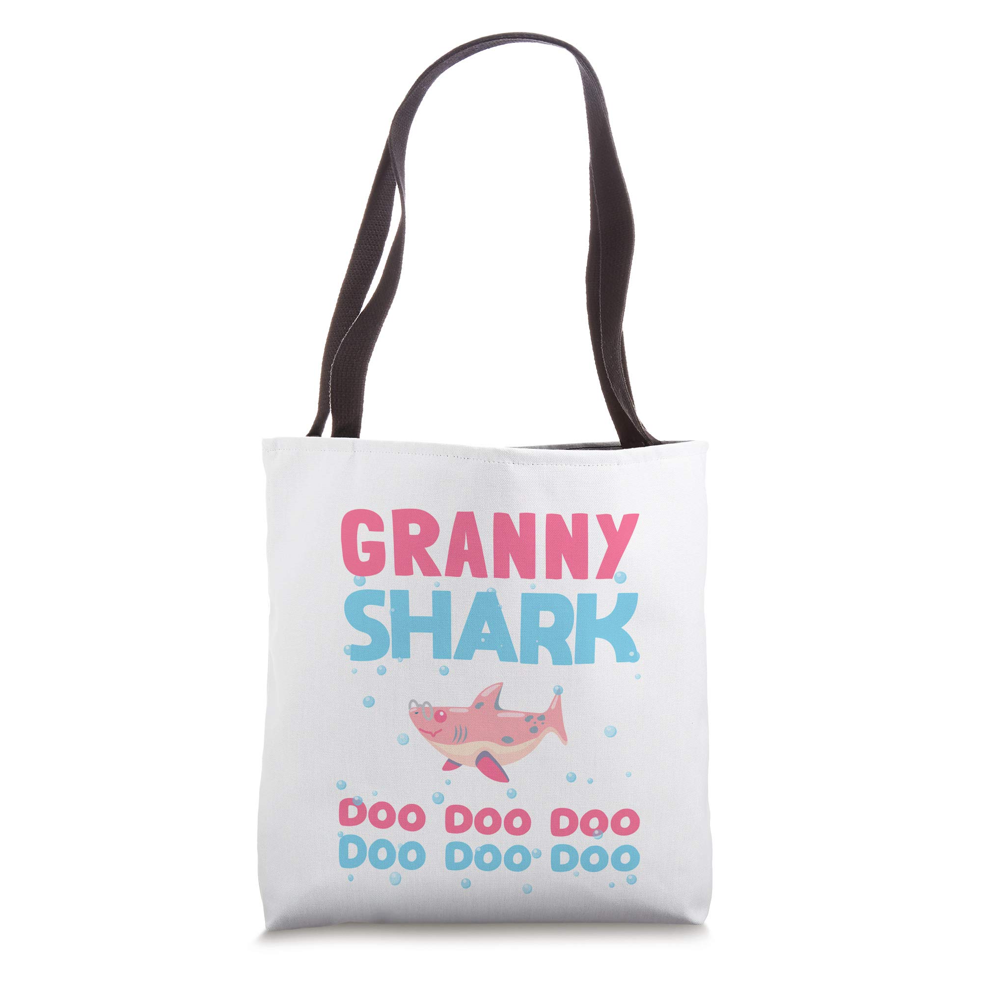 Funny Granny Shark Tote Bag - Cute & Durable Grocery Shopping Bag for Women - Perfect Mothers Day Gift for Grandma - Great for Beach, Market & Daily Use