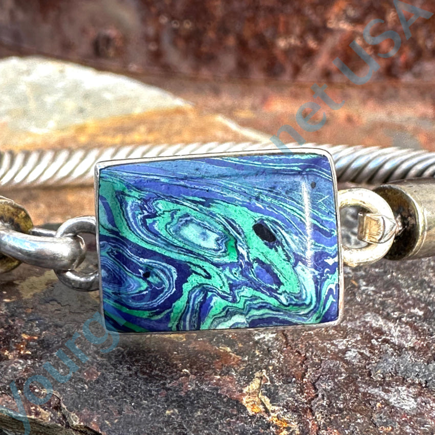 Vintage Mexican Sterling Silver Cable Bangle Bracelet - Handmade 925 Silver Jewelry for Women - Perfect for Boho, Festival & Everyday Wear