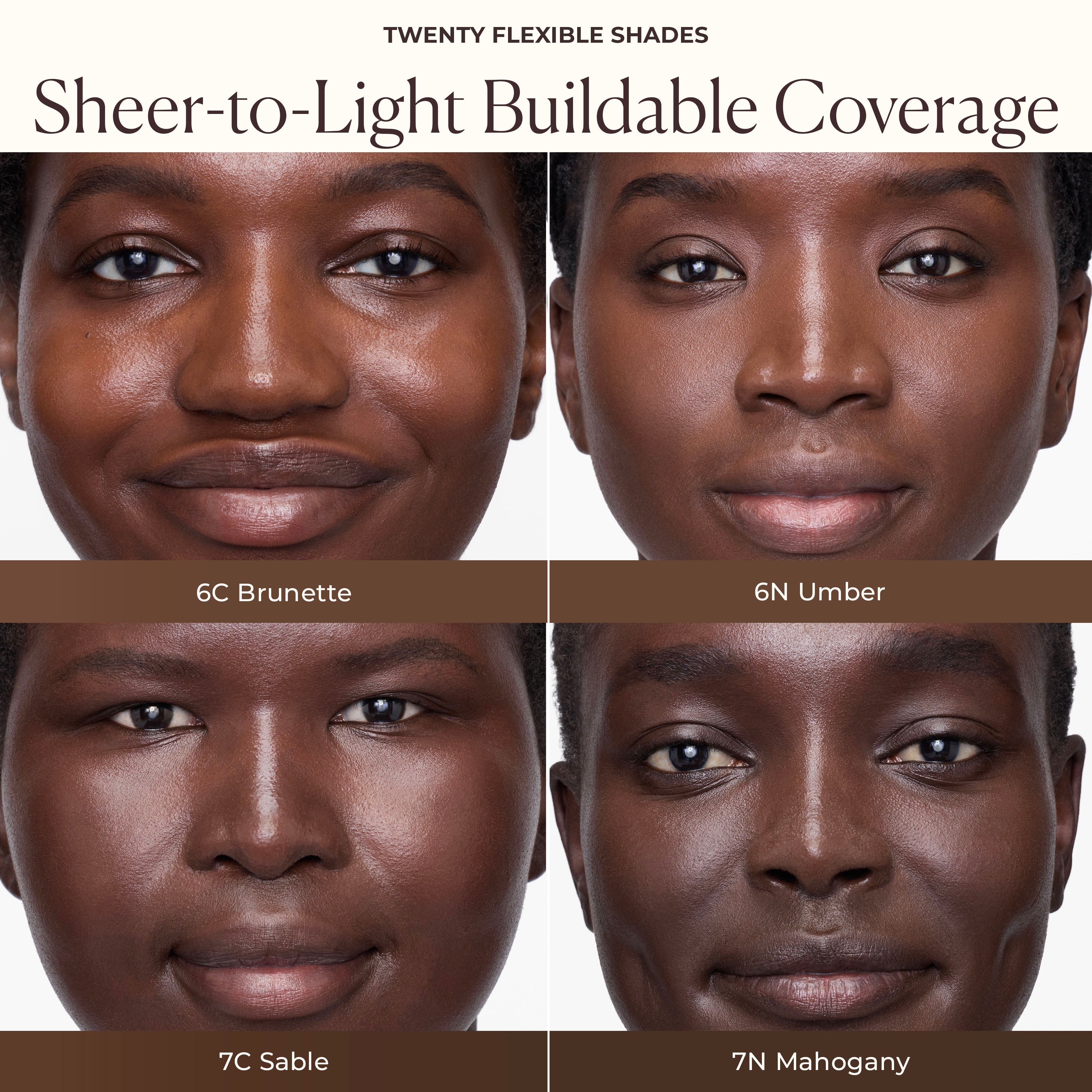 Long Wear Tinted Moisturizer SPF 30 with Hyaluronic Acid - Natural Dewy Finish, Hydrating & Lightweight for Daily Sun Protection | Perfect for Work, Gym & Outdoor Activities