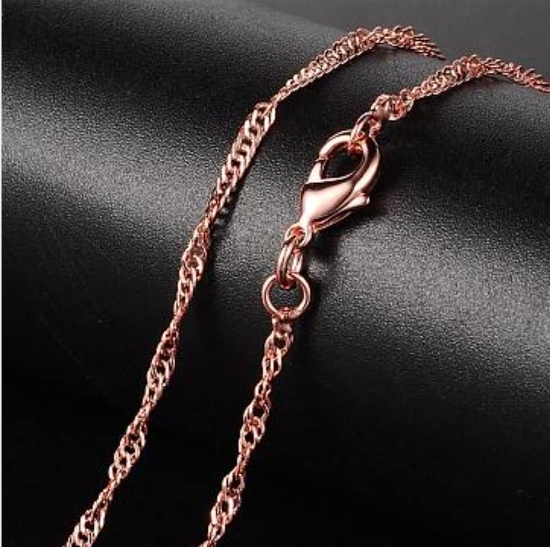 Rose Gold Round Tree Pendant Necklace for Women - Elegant Nature-Inspired Jewelry Gift for Birthday, Anniversary & Everyday Wear