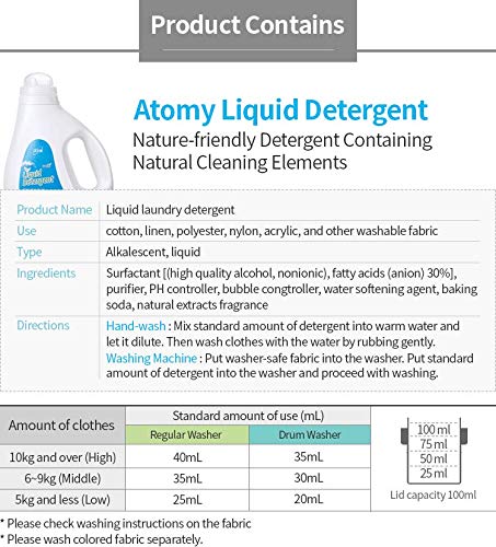 Best Liquid Laundry Detergent for Stain Removal - High Efficiency, Fragrance-Free & Eco-Friendly - Perfect for Sensitive Skin & All Washing Machines
